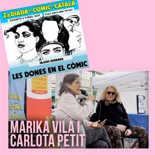 Marika vila i carlota petit parlen de la dona al còmic català