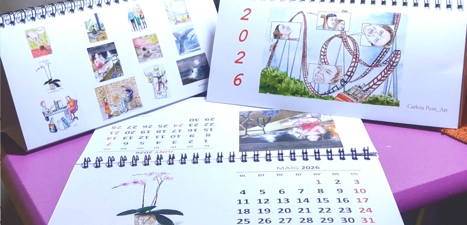 calendari-global-2026 calendari del 2026 de carlota petit dibuixant